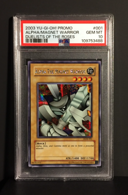Alpha The Magnet Warrior | Secret Rare | 2003 DOR | PSA 10 Gem Mint | Yu-Gi-Oh - Image 1