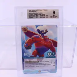 Disney Lorcana TCG Beckett BGS 9 Baymax Armored Companion Promo 9/C1 - Image 1