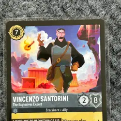 Disney Lorcana - Reign of Jafar - Vincenzo Santorini - 197/204 Rare - NM/Mint - Image 3