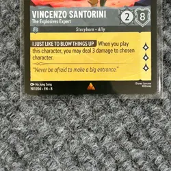 Disney Lorcana - Reign of Jafar - Vincenzo Santorini - 197/204 Rare - NM/Mint - Image 4