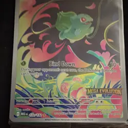 Pokemon Card Game MEGA EVOLUTION Bulbasaur 133/132 Holo 2025 - Image 3