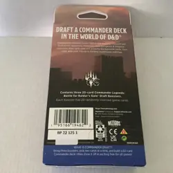 NEW Magic the Gathering Commander Legends D&D Battle for Baldur's Gate Draft - Image 3