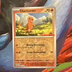 Charmander - (GameStop Exclusive) 004/165 Miscellaneous Cards & Products Reverse - Image 1
