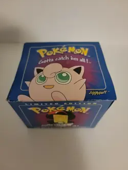1999 Burger King Pokemon JIGGLY PUFF 23K Gold Card PokeBall Blue* NEW SEALED * - Image 1