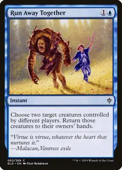 [MTG] Run Away Together (Foil) (62) (ELD) LP-HP - Image 1