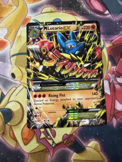 Pokemon M Mega Lucario EX 55/111 Furious Fists Ultra Rare Holo NM / LP - Image 1