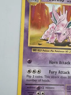 Nidorino 44/108 Regular Pokemon Evolutions HP-DMG - Image 3