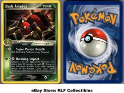 2004 Pokemon, EX Team Rocket Returns, #30/109 Dark Ariados, Uncommon - Image 1