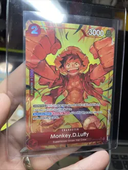 Monkey D Luffy PRB-01 The Best OP01-024 Alt Art One Piece English NM, SR TCG CCG - Image 1