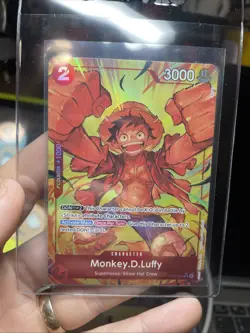 Monkey D Luffy PRB-01 The Best OP01-024 Alt Art One Piece English NM, SR TCG CCG - Image 4
