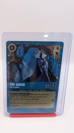 Lorcana The Queen Mirror Seeker (Foil) 12/P3 Glimmer First Chapter Promo - Image 1