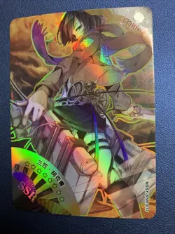 Mikasa Ackerman Attack On Titan SSR Goddess Waifu Card Girl Holo Doujin Anime - Image 5