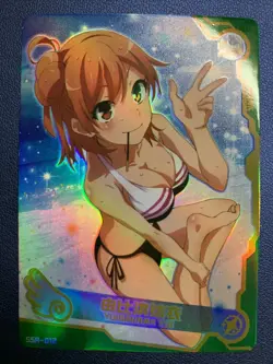 Yuigahama Yui Teen Romantic Comedy Goddess CCG TCG SSR 012 Anime Waifu Card Girl - Image 1