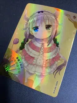 Kanna Dragon Maid Kobayashi SR Goddess Waifu Card Girl Holo Doujin Anime Foil - Image 3