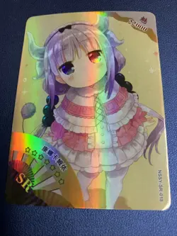 Kanna Dragon Maid Kobayashi SR Goddess Waifu Card Girl Holo Doujin Anime Foil - Image 5