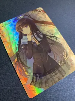 Kazusa Touma White Album 2 SR Goddess Waifu Card Girl Holo Doujin Anime Foil - Image 4