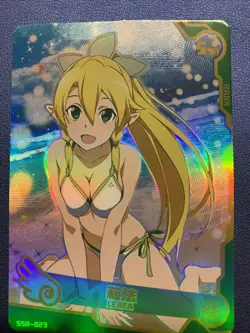 Leafa SAO Sword Art Online Goddess CCG TCG SSR023 Anime Waifu Card Girl Swimsuit - Image 1