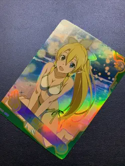 Leafa SAO Sword Art Online Goddess CCG TCG SSR023 Anime Waifu Card Girl Swimsuit - Image 3