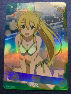 Leafa SAO Sword Art Online Goddess CCG TCG SSR023 Anime Waifu Card Girl Swimsuit - Image 5