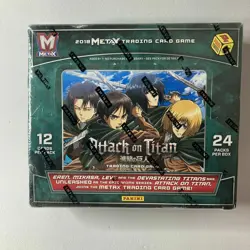 Brand New Sealed 2018 Panini Metax Trading Card Game Attack on Titan Booster Box 613297916079 - Image 1