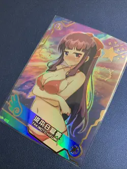 Hifumi Takimoto New Game! Goddess CCG TCG UR 013 Anime Waifu Card Girl Swimsuit - Image 3
