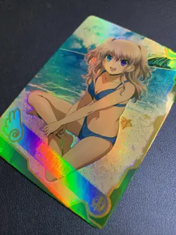 Nao Tomori Charlotte Goddess CCG TCG Anime Waifu Card Girl Holo Swimsuit Foil - Image 3