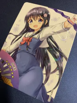 Hana Shirosaki Angel Flew CCG R Goddess Waifu Card Girl Holo Doujin Anime Foil - Image 3