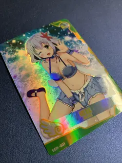 Muse Fairy Amagi Brilliant Goddess CCG TCG SSR 001 Anime Waifu Card Girl Swim - Image 4