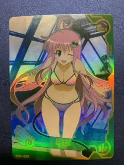 Lala To Love Ru Goddess CCG TCG SSR 008 Anime Waifu Card Girl Maiden Swimsuit NM - Image 1