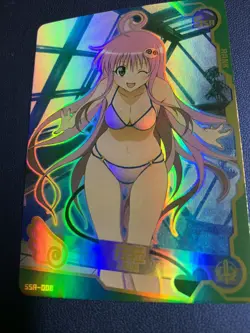 Lala To Love Ru Goddess CCG TCG SSR 008 Anime Waifu Card Girl Maiden Swimsuit NM - Image 5