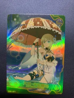 Ais Wallenstein Goddess CCG TCG SSR 017 Anime Waifu Card Girl Maiden Swimsuit NM - Image 1