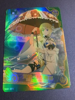 Ais Wallenstein Goddess CCG TCG SSR 017 Anime Waifu Card Girl Maiden Swimsuit NM - Image 5