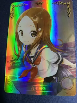 Takagi-san Teasing Master R Goddess CCG TCG Anime Waifu Card Girl Holo Doujin - Image 1