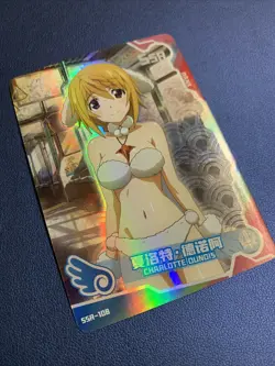 Charlotte Oundis Goddess Story Swimsuit Maiden TCG CCG SSR 108 Anime Waifu Card - Image 3