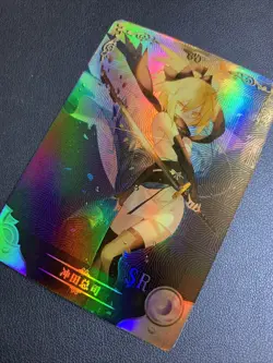 Okita Soji Fate Grand SR Goddess CCG TCG Anime Waifu Card Girl Holo Doujin Foil - Image 3