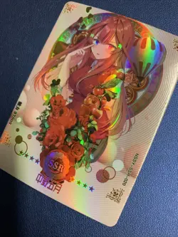 Itsuki Nakano Quintessential SSR Goddess Waifu Card Girl Holo Doujin Anime - Image 3