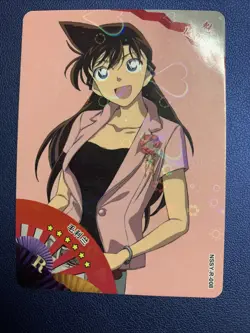 Ran Mori Detective Conan CCG R Goddess Waifu Card Girl Holo Doujin Anime Foil - Image 1