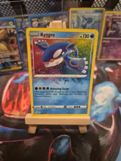 Pokemon TCG - Kyogre - 021/072 - SWSH Shining Fates - Amazing Rare Card - MINT - Image 2
