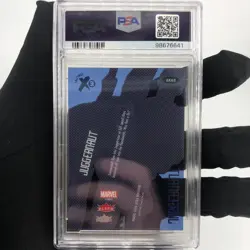 Marvel Card PSA 9 Juggernaut EX62 Blue /62 Century Upper Deck Wolverine [9] - Image 2