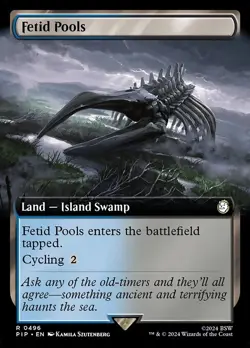 Fetid Pools-Fallout-Extended Art-Foil-496-LP - Image 1