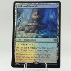 MTG Lorwyn Eclipsed - Hallowed Fountain [FOIL] - ECL - NM - Image 1