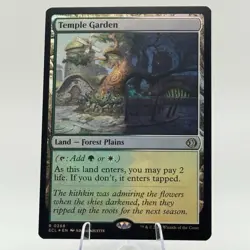 MTG Lorwyn Eclipsed - Temple Garden [FOIL] - ECL - NM - Image 1