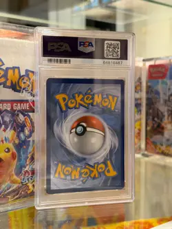 2021 POKEMON SM BLACK STAR PROMO #SM247 FULL ART/RESHIRAM & CHARIZARD GX PSA 10 - Image 2