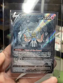 Zacian V GG48/GG70 Pokemon Crown Zenith: Galarian Gallery Ultra Rare Holo NM - Image 2