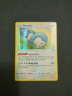 Pokemon Swsh04: Vivid Voltage Snorlax Holo Rare Holo 131 Lightly Played - Image 1
