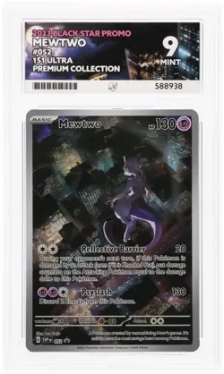 Pokemon TCG Mewtwo SVP052 151 UPC Black Star Promo Holo Ace 9 - Image 3