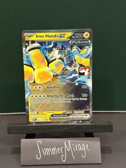 Iron Hands ex PRIZE PACK Holo English Pokemon TCG 070/182 - Image 1