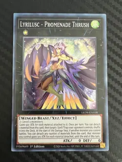 Yugioh Lyrilusc - Promenade Thrush #LED8-EN038 Super Rare 1st Edition NM - Image 1