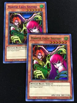 Yugioh Harpie Lady Sisters LDS2-EN065 1ST ULTRA x2 (NM) - Image 1