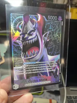 Gecko Moria OP06-080 Alt Art Leader One Piece TCG Wings of the Captain English - Image 1